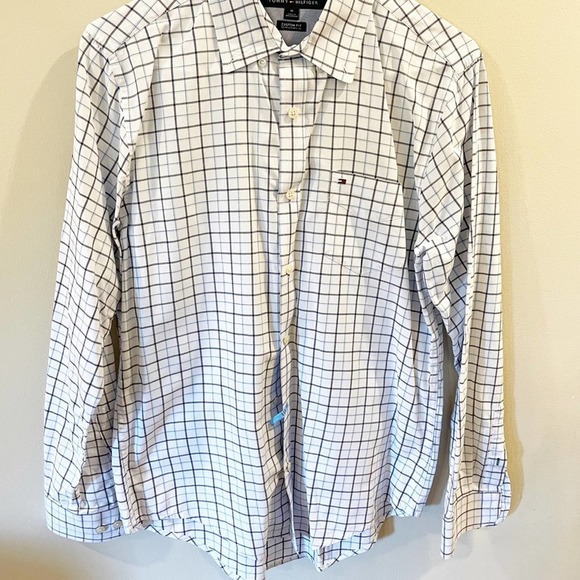 Tommy Hilfiger Plaid Button Down Dress Shirt M - Picture 11 of 11